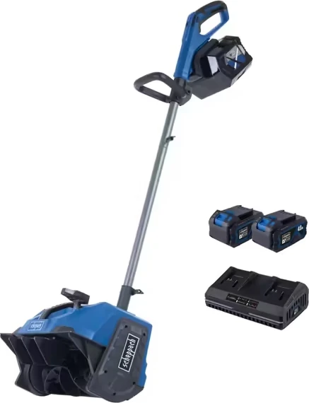 Scheppach BC-SNB410-X Akku-Schneefräse inkl. 2 Akkus 4.0Ah