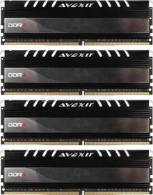 Avexir Core Series LED rot UDIMM 32GB Kit, DDR4-2666, CL16-16-16-36