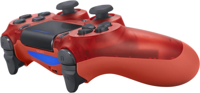Sony DualShock 4 2.0 Controller wireless Crystal Edition transparent rot (PS4)
