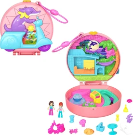 Mattel Polly Pocket - Abenteuer Moped Schatulle