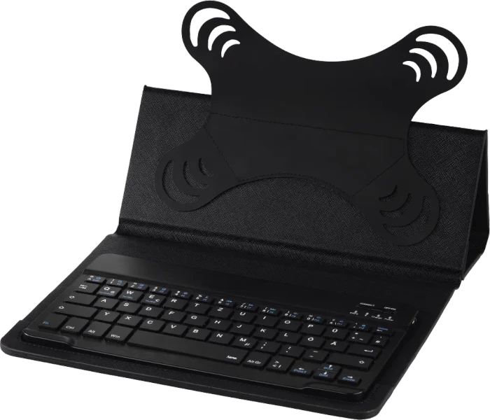 Hama KEY4ALL X3100 Tastatur mit Tablet-Tasche, schwarz, Bluetooth, DE