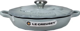 Le Creuset Gourmet-Profitopf Bräter Blume aus Gusseisen rund 26cm 2.2l sea salt