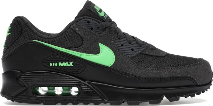 Nike Air Max 90 anthracite/black/green strike (Herren)