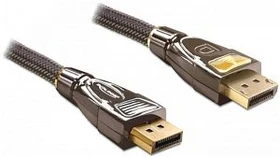 DeLOCK Premium DisplayPort 1.2 Kabel anthrazit, 2m