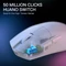Redragon M916 K1NG Pro 4K Wireless Gaming Mouse weiß, USB/Bluetooth Vorschaubild