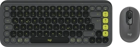 Logitech POP Icon Combo, Graphite & Green, Logi Bolt, USB/Bluetooth, DE
