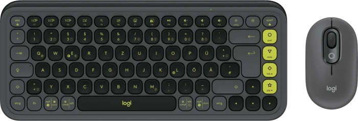 Logitech POP Icon Combo, Graphite & Green, Logi Bolt, USB/Bluetooth, DE
