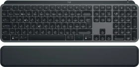 Logitech MX Keys S Plus MX Palm Rest, Graphite, schwarz, LEDs weiß, Logi Bolt, USB/Bluetooth, CH (920-011573)