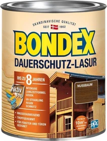 Bondex Dauerschutz-Lasur nussbaum, 750ml