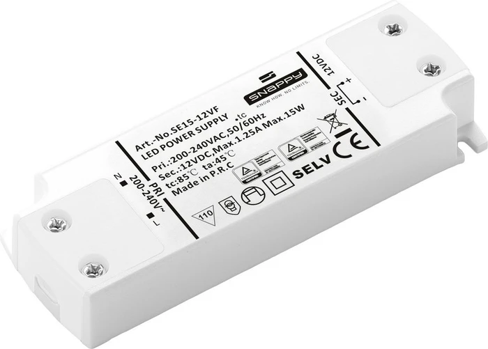 Dehner Elektronik SE15VF LED Treiber weiß, 1 Stück