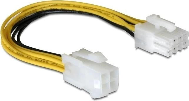 DeLOCK Stromadapter 8-Pin EPS auf 4-Pin ATX/P4, 15cm