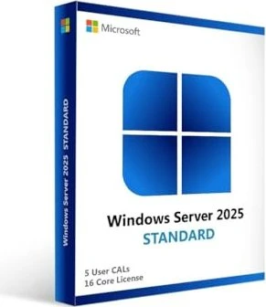 Microsoft Windows Server 2022/2025, 5 User CAL, labeled (multilingual) (PC)
