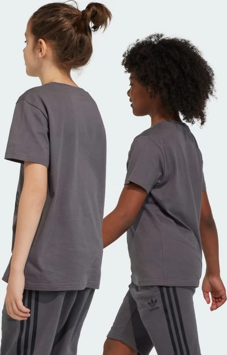 adidas Trefoil T-Shirt kurzarm grey five (Junior)