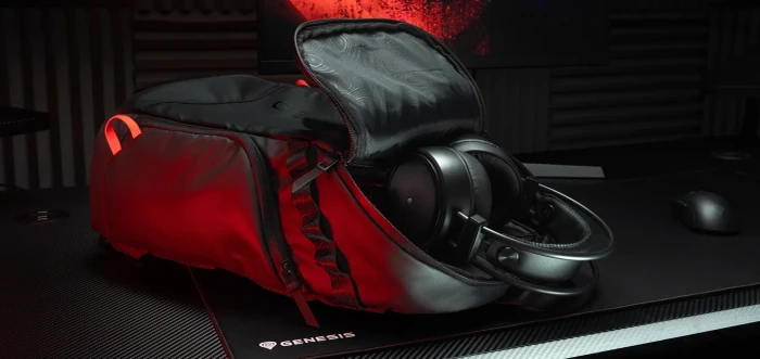 Genesis Pallad 420 Gaming-Rucksack, schwarz