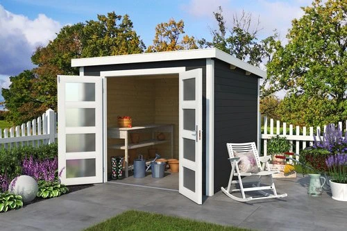 Lasita Maja Zambezi 3 Gartenhaus carbongrau