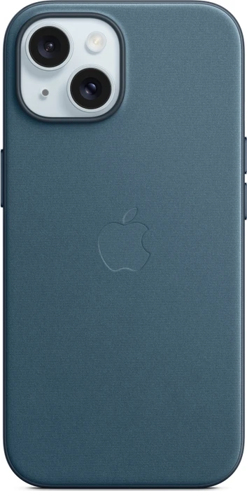Apple iPhone 15 FineWoven-Stoff Handyhülle mit MagSafe pazifikblau Image