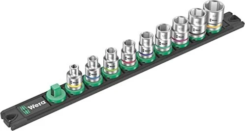 Wera Magnetleiste B Imperial 1 Zyklop Steckschlüsselsatz zöllig, 9-tlg.