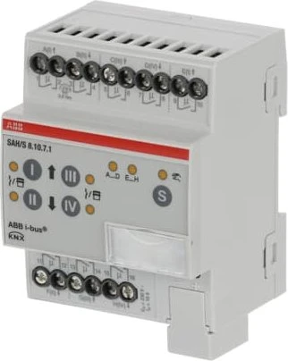 ABB SAH/S8.10.7.1 Schalt-/Jalousieaktor 8-fach, 230V, 10A, 4TE REG, Schaltaktor