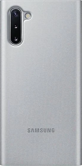 Samsung Clear View Cover für Galaxy Note 10 silber