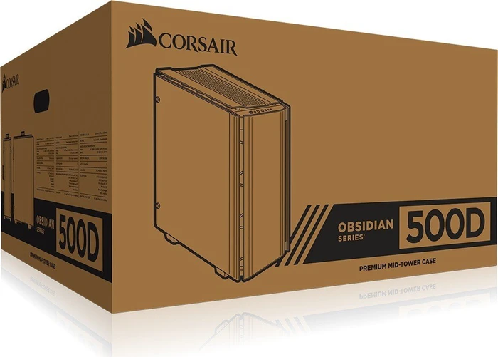 Corsair Obsidian 500D, Glasfenster