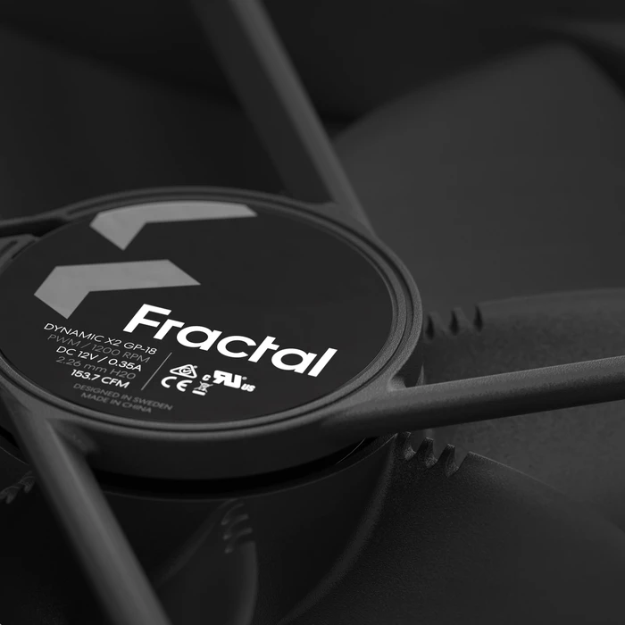 Fractal Design Dynamic X2 GP-18 PWM schwarz, 180mm