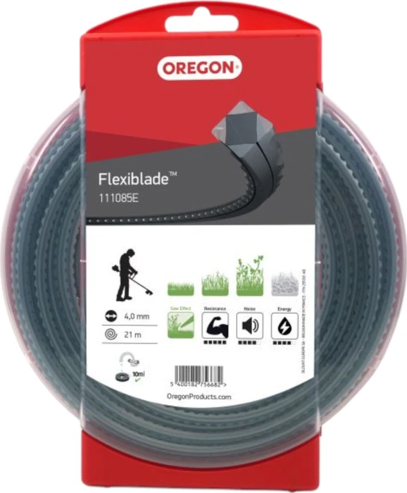 Oregon Flexiblade Trimmerfaden für Rasentrimmer, 4mm/21m