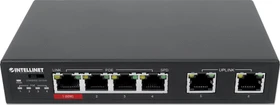 Intellinet Desktop Switch, 6x RJ-45, 65W PoE+ (561686)