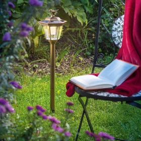 esotec Tivoli Solar Stehleuchte kupfer