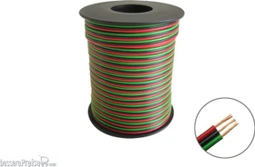 Schönwitz Drillingslitze für Weichen 3x 0,14mm² grün/schwarz/rot 25m