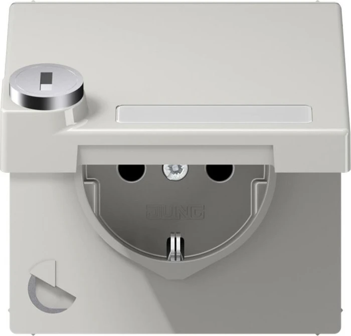 Jung Serie LS Steckdose Thermoplast 16A 250V, lichtgrau