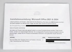 Microsoft Office 2021 Home and Student, PKC (englisch) (PC/MAC) (79G-05388)