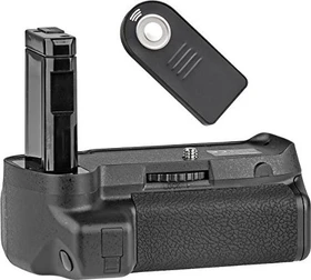 ayex Batteriegriff für Nikon D3400 mit IR-Fernauslöser