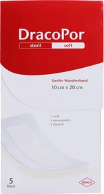 Dr. Ausbüttel DracoPor Soft steriler Wundverband weiß, 10 x 20cm, 5 Stück