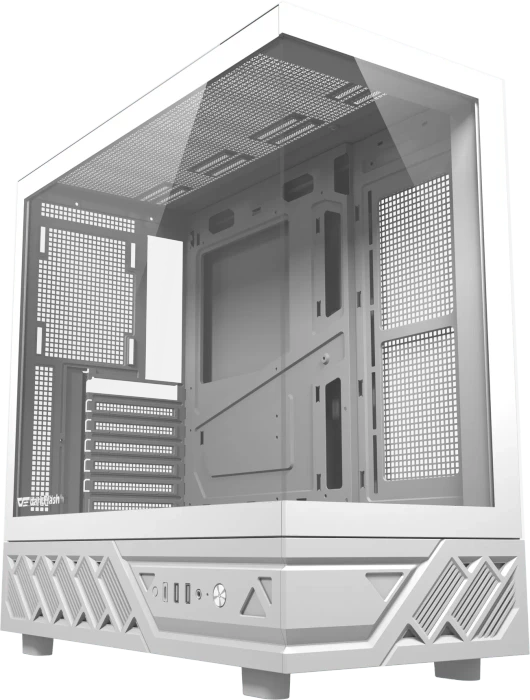 DarkFlash DS950 White, Glasfenster