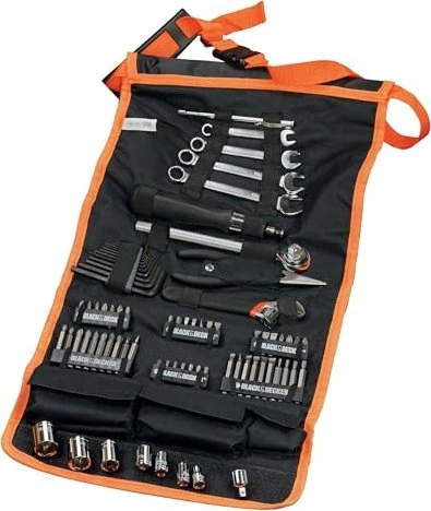 Black&Decker A7063 Handwerkzeugset inkl. Tasche, 76-tlg.