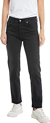 Replay Maijke Straight Fit Jeans schwarz (Damen)