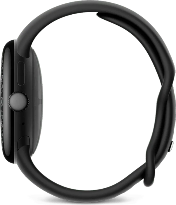Google Pixel Watch 4 (LTE) 41mm Matte Black mit Sportarmband Obsidian