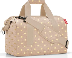 Reisenthel Allrounder M metallic dots coffee