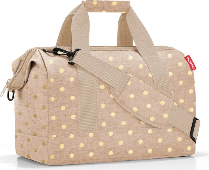 Reisenthel Allrounder M metallic dots coffee