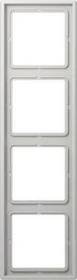 Jung Serie LS 990 Rahmen 4-fach, lichtgrau