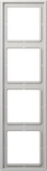 Jung Serie LS 990 Rahmen 4-fach, lichtgrau