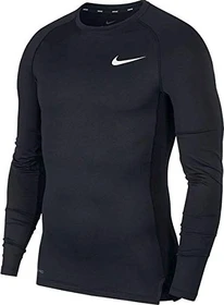 Nike Pro Laufshirt langarm schwarz (Herren)