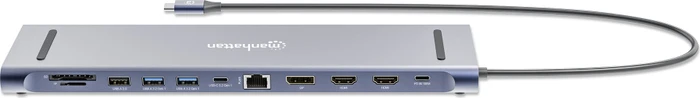 Manhattan 12-Port USB-C Docking Station / Multiport Hub