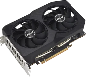 ASUS Dual Radeon RX 7600 OC V2, DUAL-RX7600-O8G-V2, 8GB GDDR6, HDMI, 3x DP