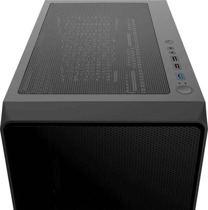 Ocypus Gamma C60, schwarz, Glasfenster