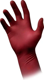 Ampri Absogel Latex Einweghandschuhe M bordeaux, 50 Stück