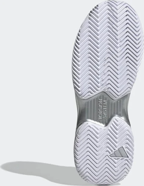 adidas Courtjam Control cloud white/silver metallic (Damen)