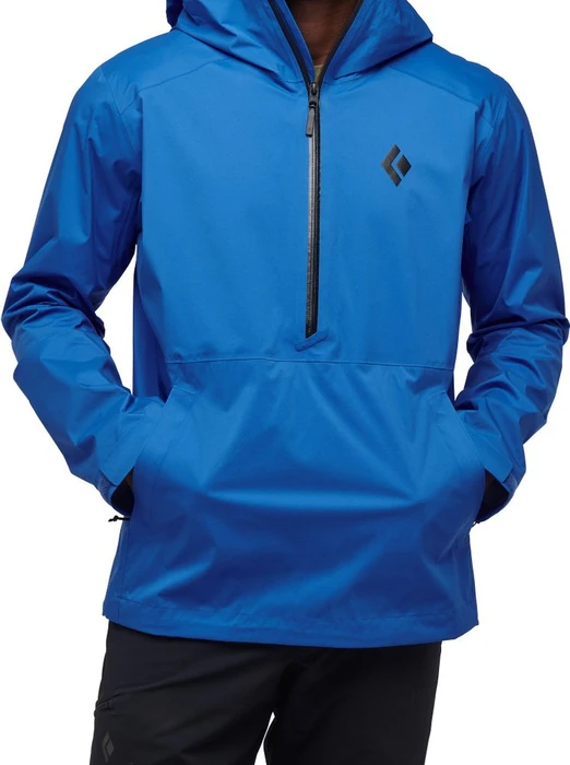 Black Diamond StormLine Stretch Rain Shell Anorak drifter blue (Herren)