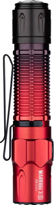OLight Warrior 3S Taschenlampe scharlach/schwarz
