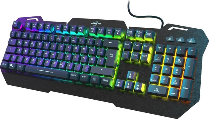 Hama uRage Exodus 450 Metal Gaming Tastatur, USB, DE